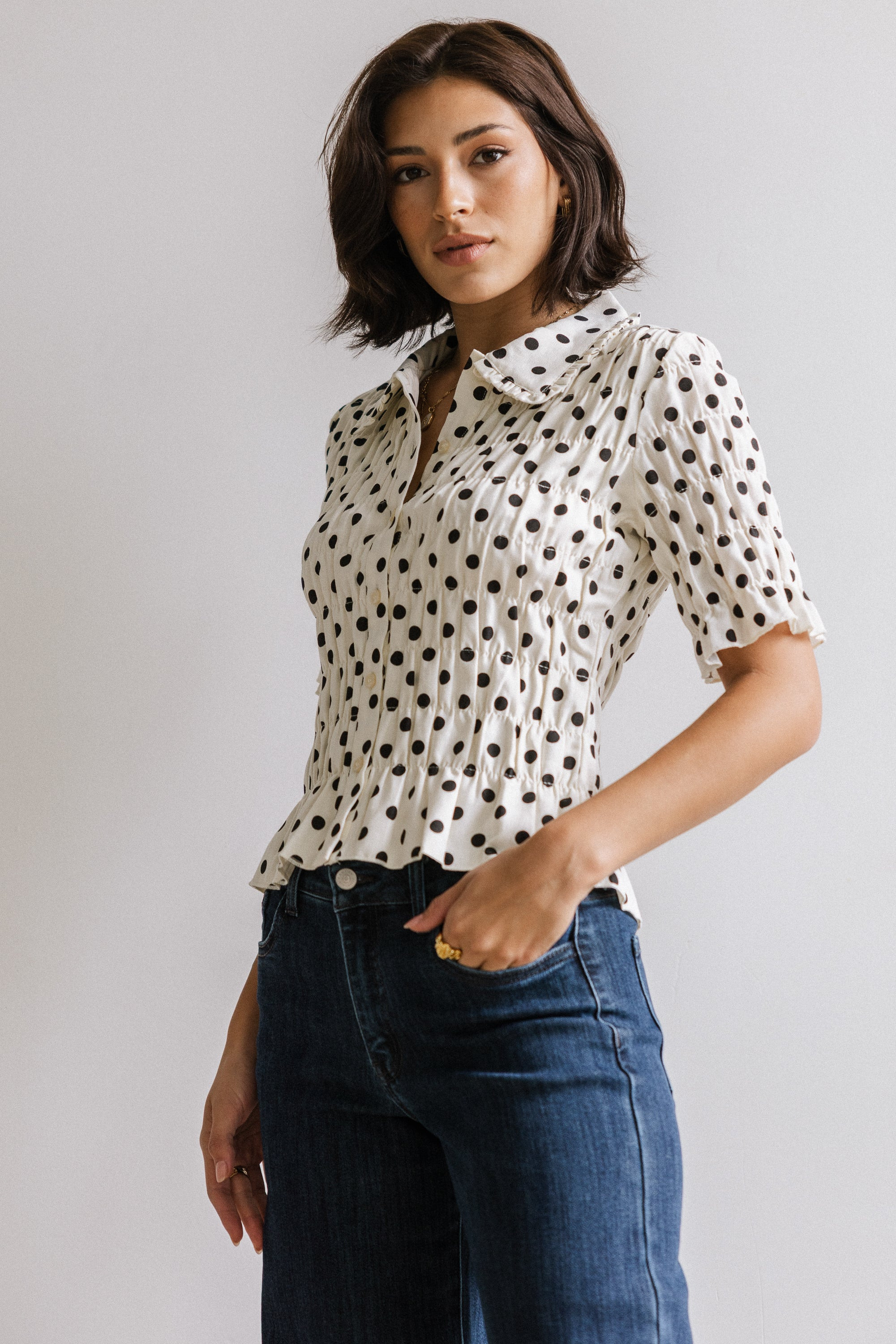 Rony Polka Dot Blouse | Böhme US