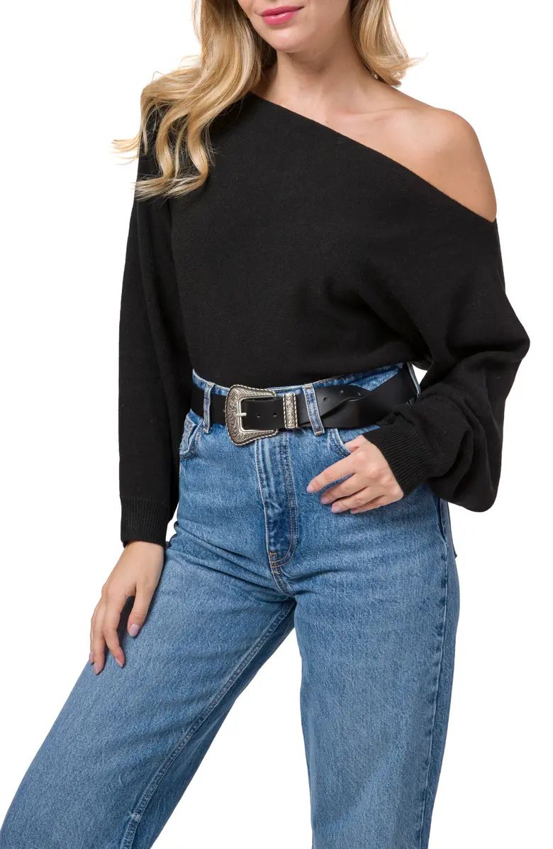 Dreamer Dolman Sleeve Off the Shoulder Sweater | Nordstrom