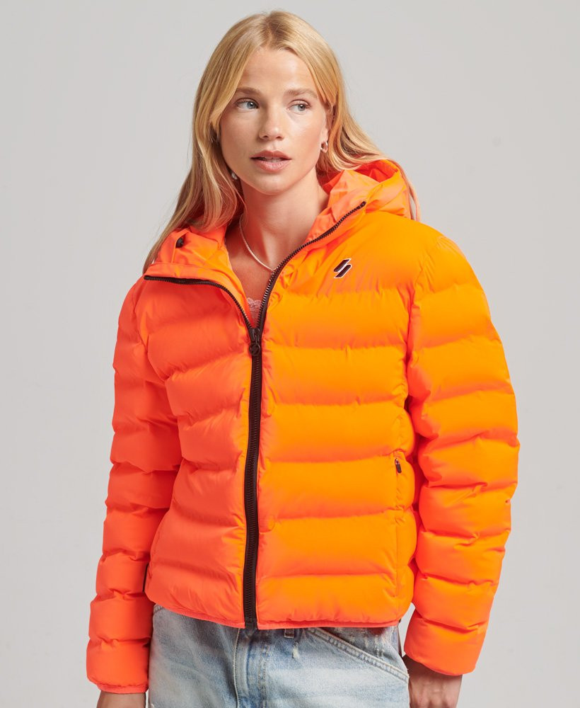 Womens - All Seasons Padded Jacket in Coral | Superdry | Superdry (UK)