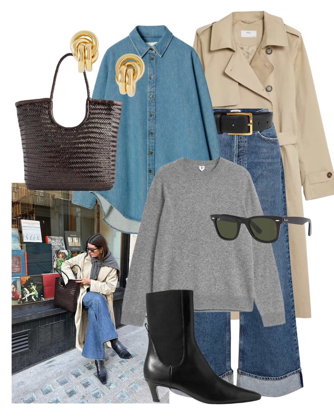 POV: You found your three style words - classic, undone and polished. Minimalistic styling of a Rue Sophie Trench Coat and double denim.

You can find more style content over on my Substack ’The Wardrobe Edit’

#LTKspring #LTKworkwear #LTKstyletip