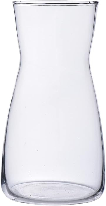 8 inch Clear Glass Flower Vases for Centerpiece Table Home Indoor Desk Decor,Ins Modern Boho Styl... | Amazon (US)