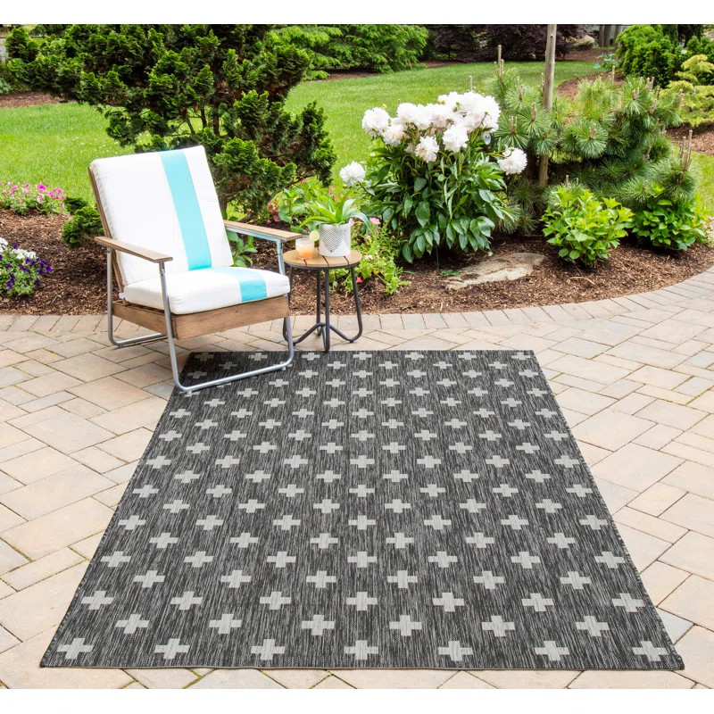 Umbria Striped Indoor / Outdoor Area Rug | Wayfair North America