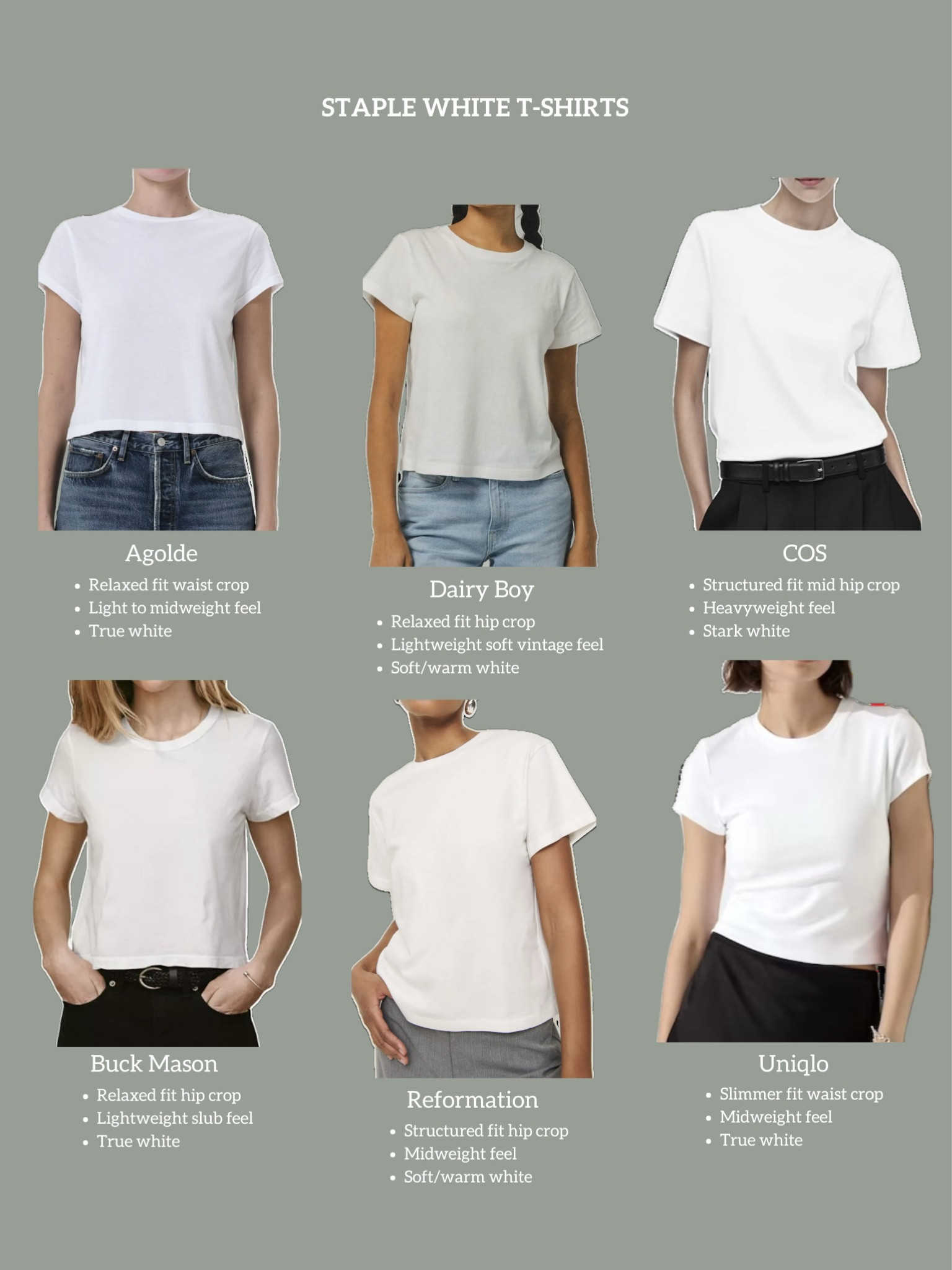 staple white tshirts

#LTKStyleTip