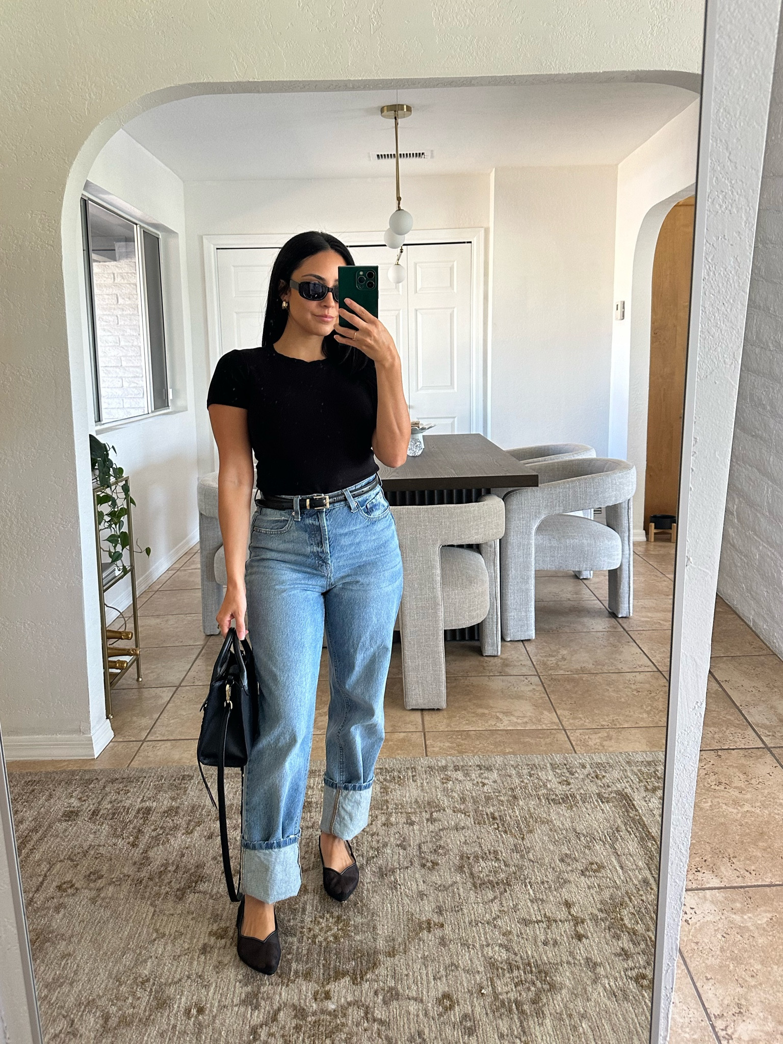 these pack of cotton tees are the COMFIEST cotton tees I’ve ever owned (held up great in the wash too!) as always love these jeans & swooning over the mesh flat trend rn.

#LTKShoeCrush #LTKFindsUnder50 #LTKStyleTip