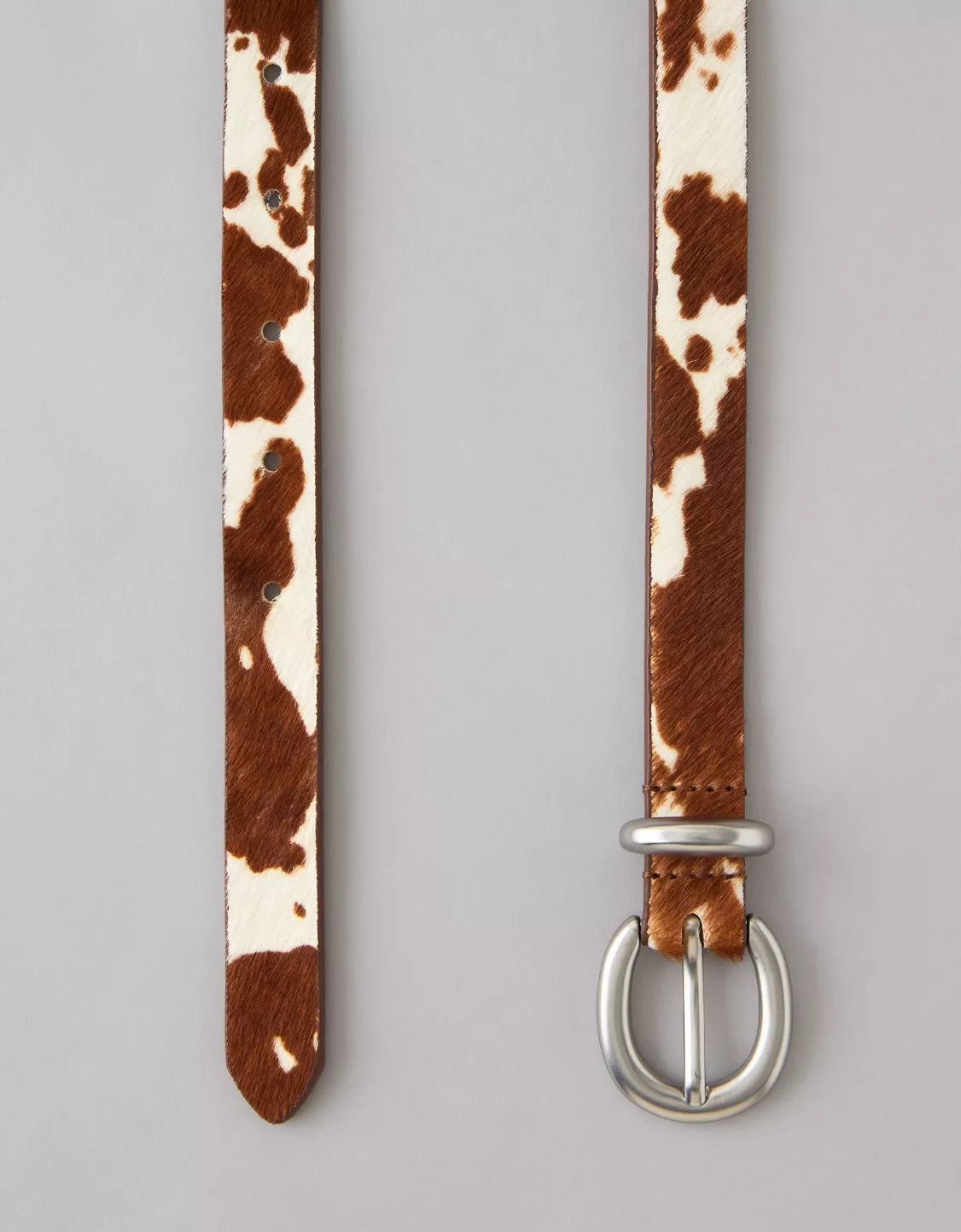 AE Cow Print Western Belt | American Eagle Outfitters (US & CA)