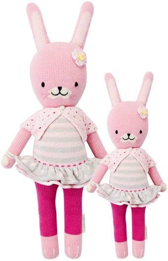 cuddle + kind Chloe The Bunny Little 13" Hand-Knit Doll – 1 Doll = 10 Meals, Fair Trade, Heirlo... | Amazon (US)