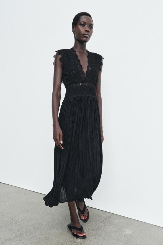 ZW COLLECTION LACE DRESS | Zara UK