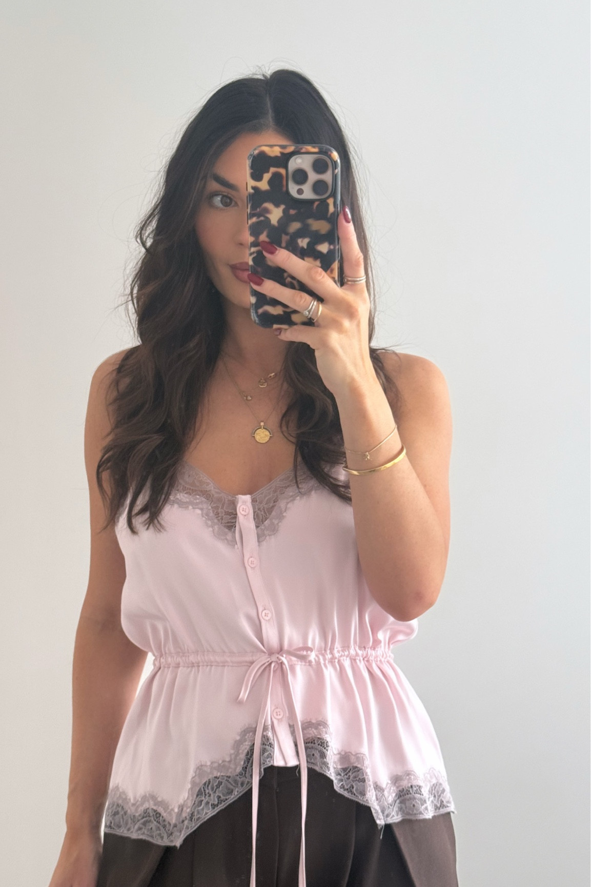 Love this satin & lace top!! #satinandlace #satintop 

#LTKdatenight #LTKsummer #LTKspring