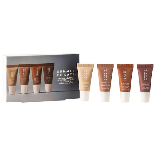 The Mini Neutrals Lip Butter Balm Set - Summer Fridays | Sephora | Sephora (US)