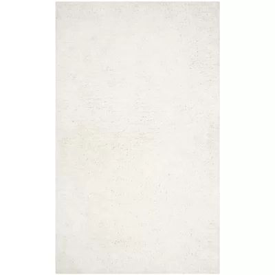 Bilgarrie Shag Polyester White Area Rug Willa Arlo Interiors Rug Size: Rectangle 8' x 10' | Wayfair North America