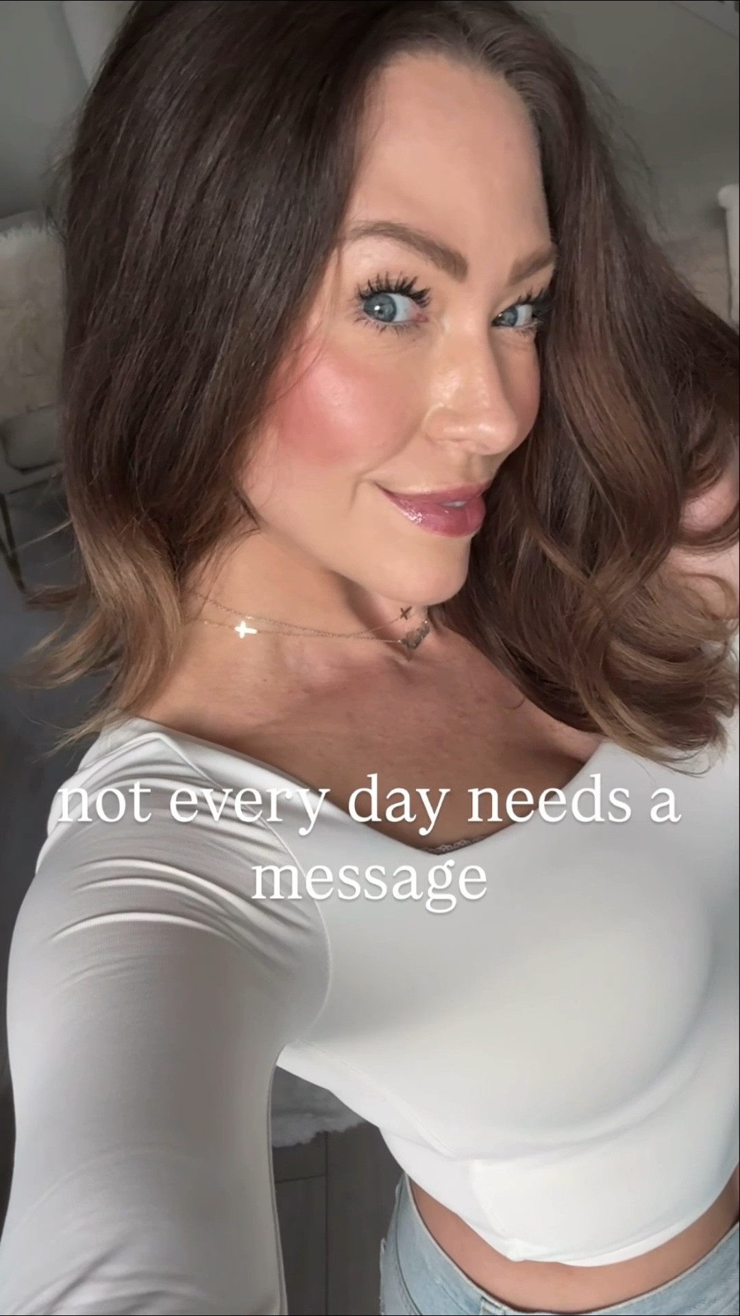 Not every day needs a message.
Sometimes it’s just a good mascara, blush and all my go to “faves” kind of day.

My everyday makeup favorites linked 🤍

#LTKcanada #LTKstyletip #LTKbeauty