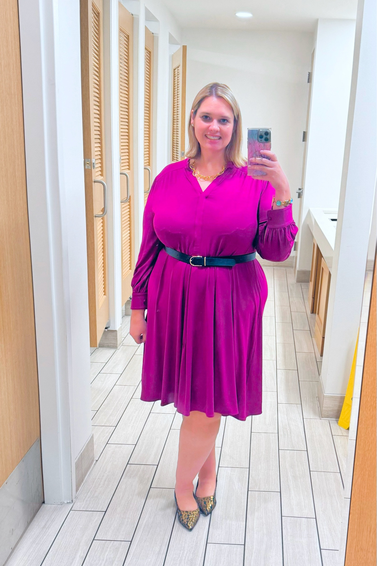 Obsessed with this dress for the office! It looks so put together but is lightweight and comfortable. In cooler weather it will be perfect with tights and boots. Use code INFS-AMBMANDY to save 10% on this dress 

#LTKPlusSize #LTKMidsize #LTKWorkwear