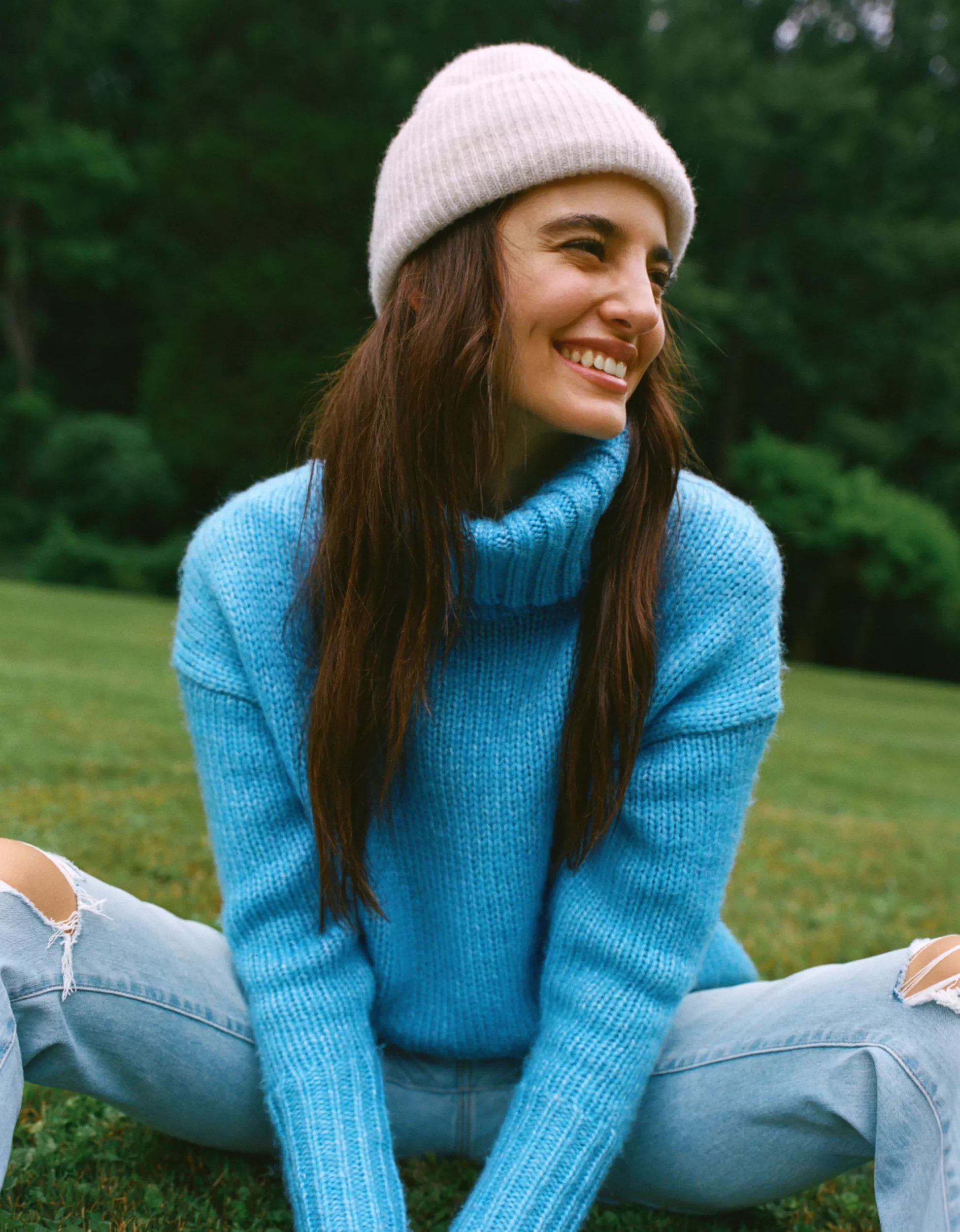 AE Oversized Turtleneck Sweater | American Eagle Outfitters (US & CA)