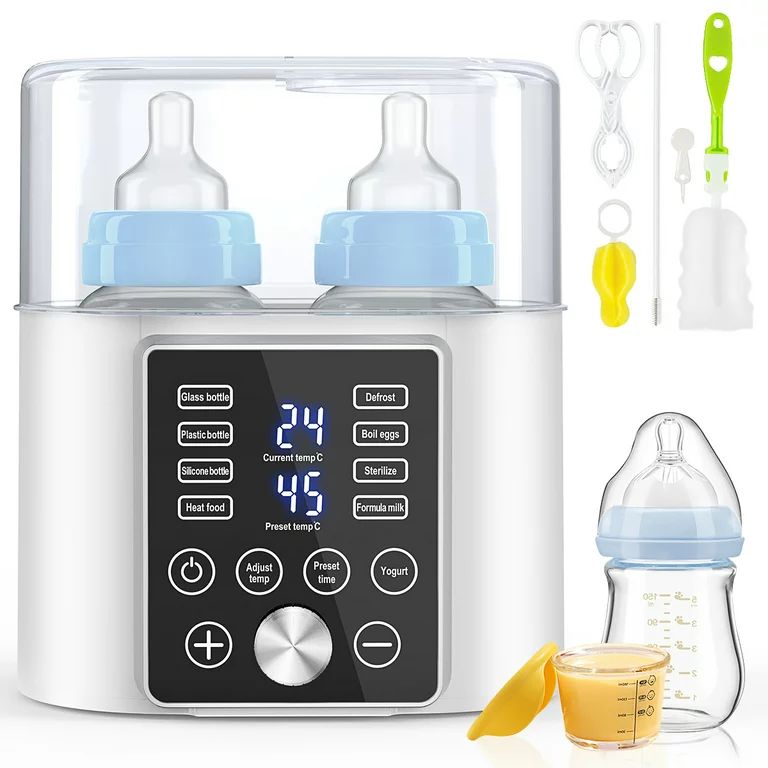 Baby Bottle Warmer, 12-in-1 Fast Milk Warmer with Appointment &Timer, 24H Accurate Temperature Co... | Walmart (US)