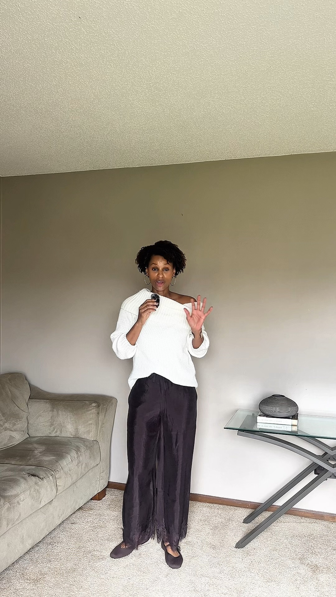I finally found a pair of lace trim pants that I’ll be able to wear for bit. I like the comfortable waistline and the cognac color. These are on clearance and going fast.

#LTKootd #LTKOver40 #LTKTall