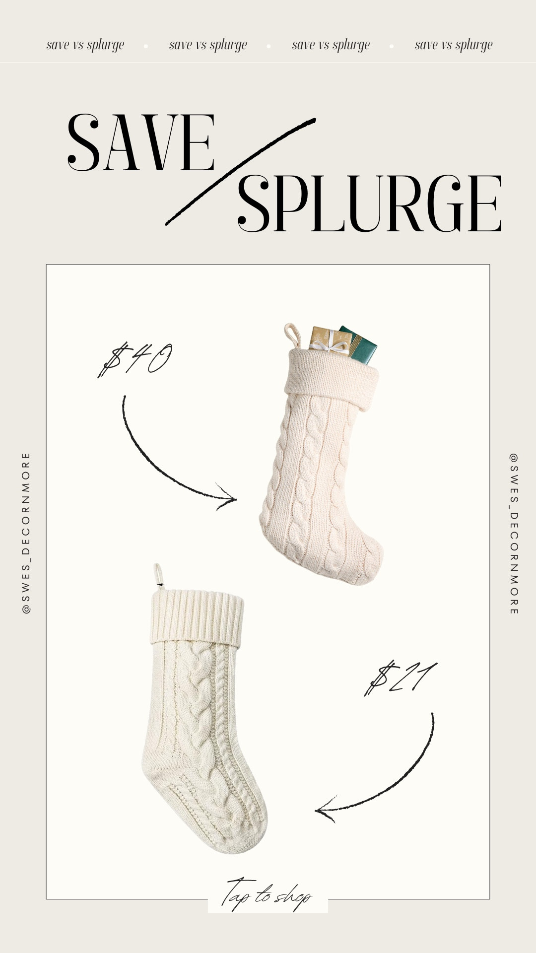 Love the cozy look of cable-knit stockings? Whether you're saving or splurging, there are gorgeous white holiday stockings to fit any budget!

#LTKSeasonal #LTKHome #LTKHoliday