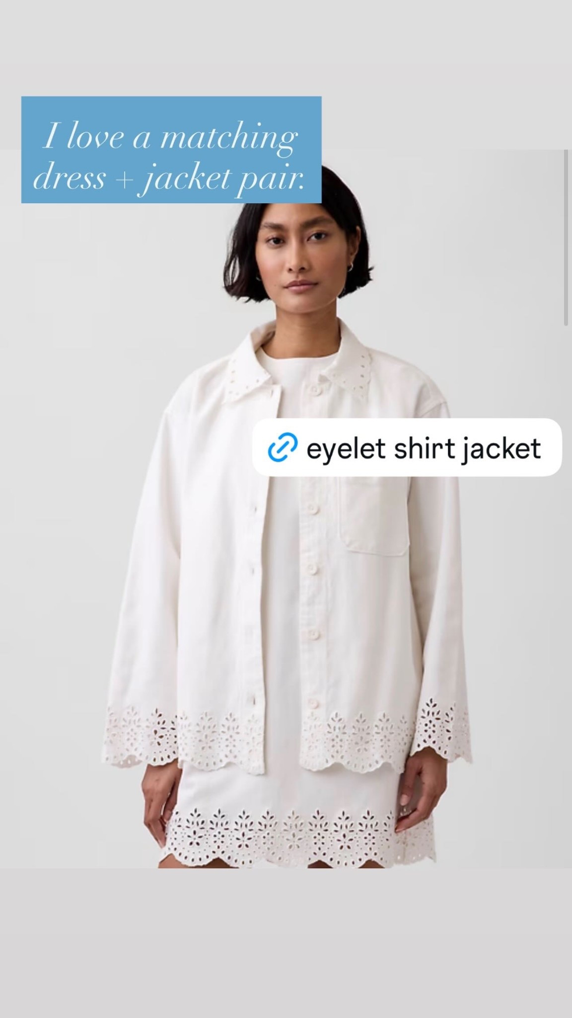 A chic matching dress + jacket pair from @gap // pre spring style.

#LTKootd #LTKSaleAlert