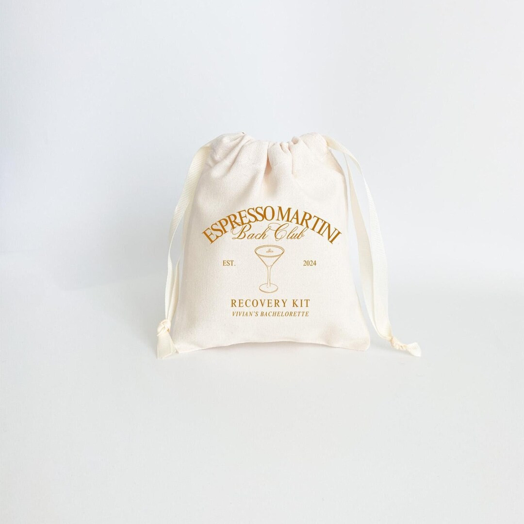 Espresso Martini Bach Club Party Favor Bags, Bachelorette Hangover Recovery Kit, Bridesmaid Gift ... | Etsy (US)