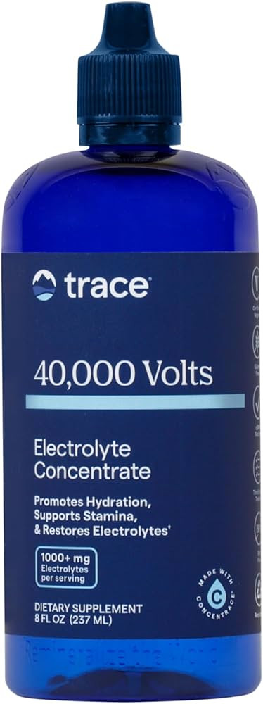 Trace Minerals | 40,000 Volts Liquid Electrolyte Concentrace Drops | Supports Normal Body Hydrati... | Amazon (US)