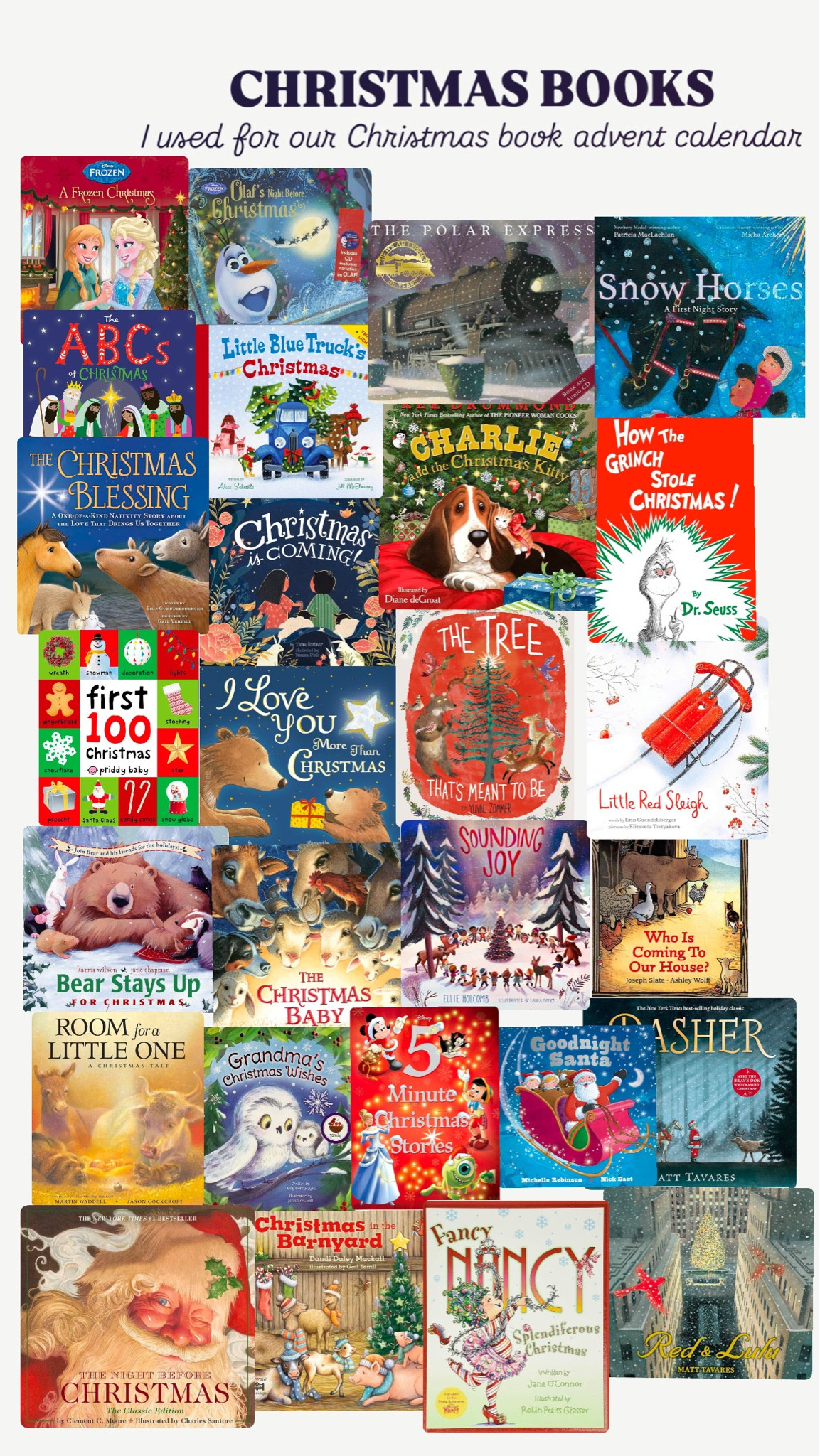Christmas books I used for our Christmas book advent calendar📚🎄

#LTKSeasonal #LTKHoliday #LTKGiftGuide