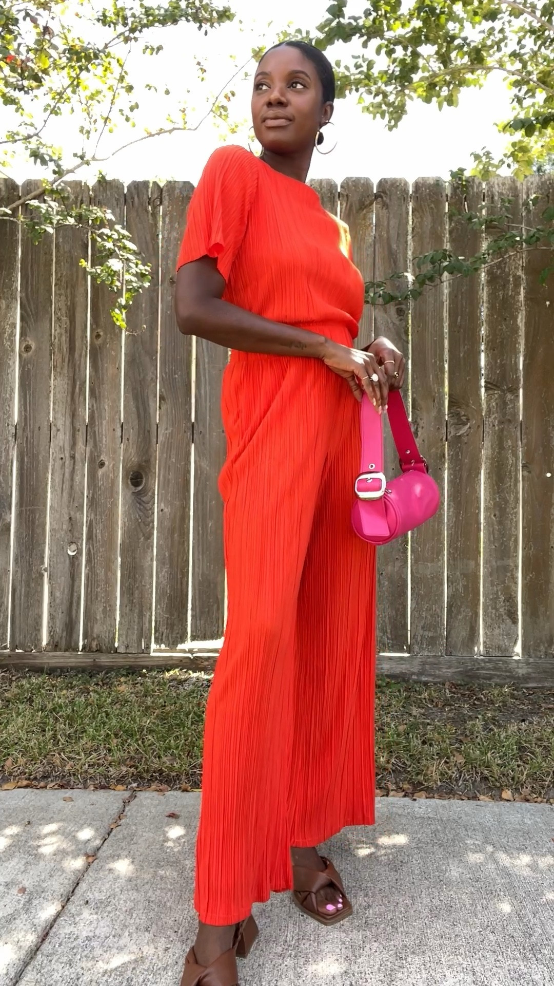 Pink Crinkle Shoulder Bag curated on LTK