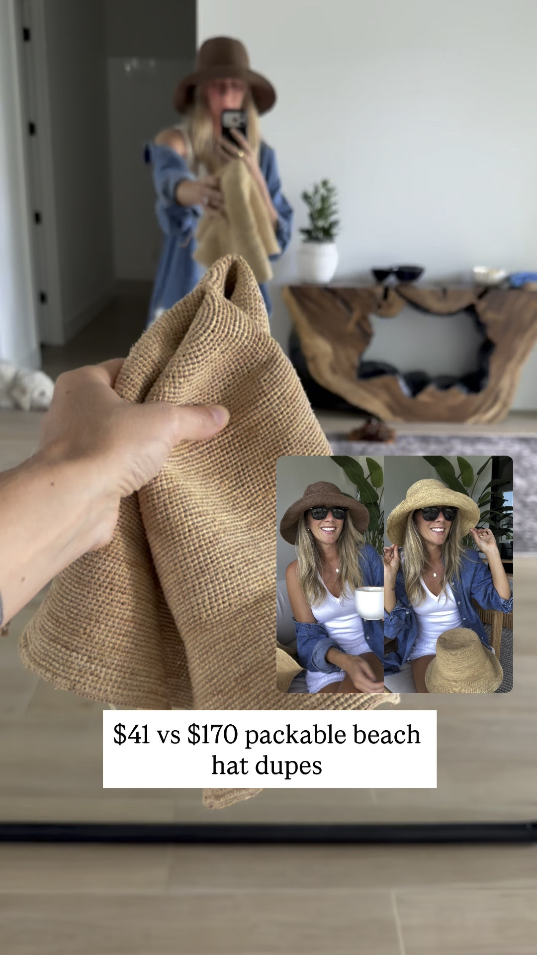 Straw beach hat

#LTKSeasonal #LTKSaleAlert #LTKmomlife