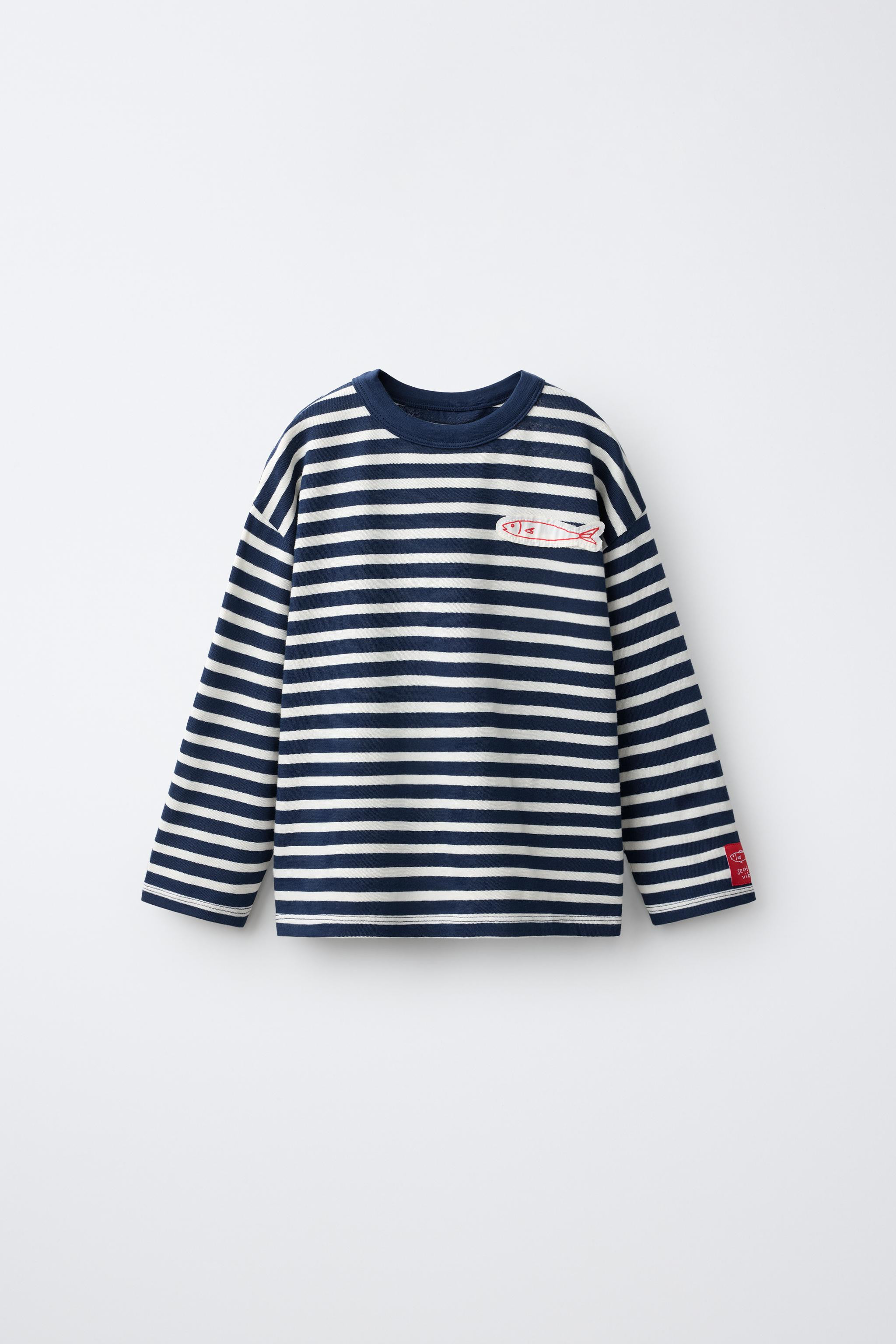 SARDINE STRIPED T-SHIRT | Zara US