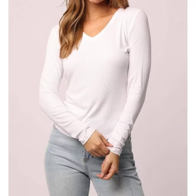 Women's Sophie Long Sleeve Tee - Another Love S | Target