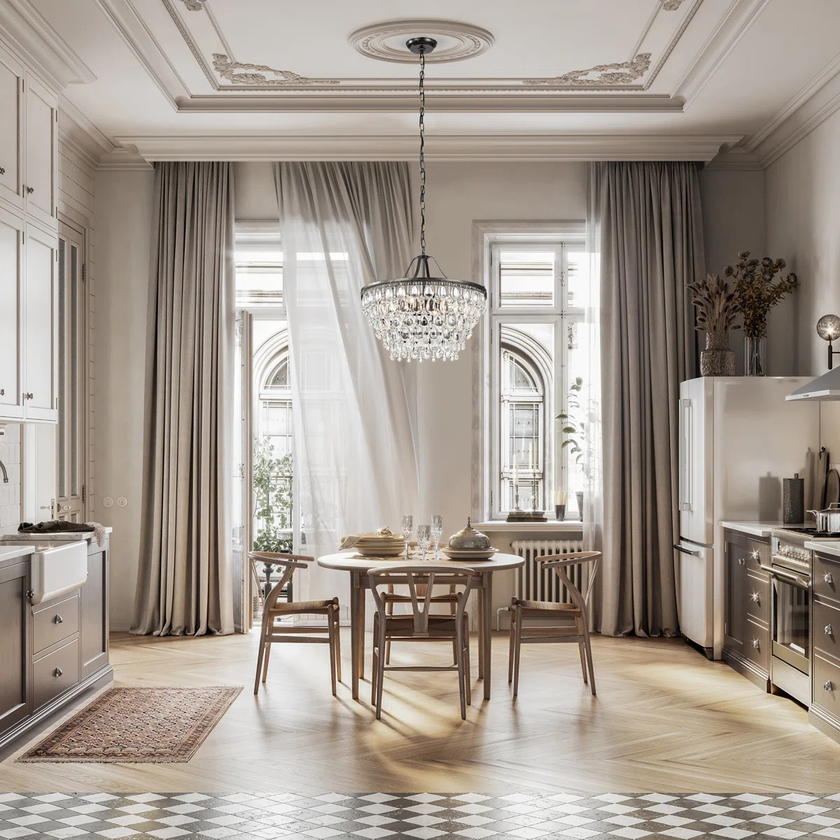 Beverly 6-Light Dimmable Tiered Chandelier | Wayfair North America