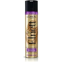 L'Oreal Paris Elnett hairspray, care for damaged hair with argan oil - strong hold 75ml | Boots.com