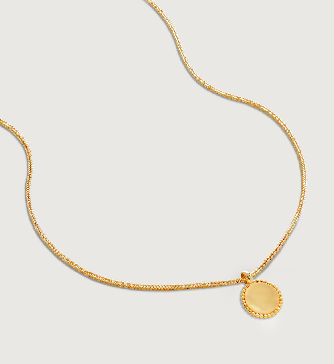 Deia Beaded Juno Fine Chain Necklace | Monica Vinader (Global)