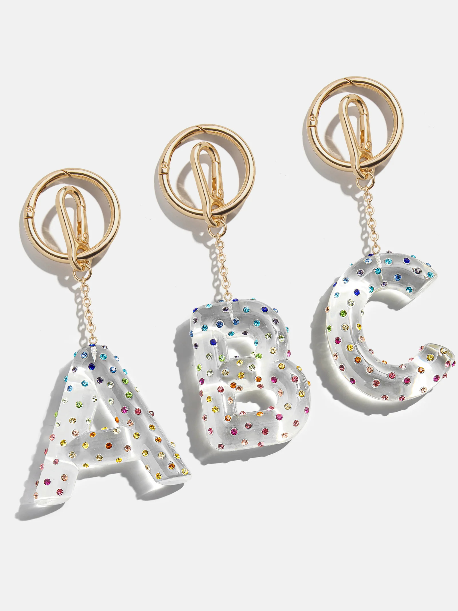 Confetti Initial Bag Charm - Multi | BaubleBar (US)