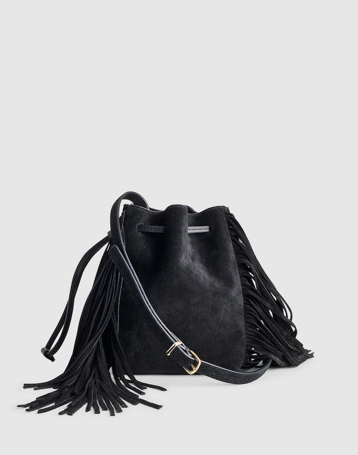 The Mini Drawstring Crossbody Bucket Bag | Madewell