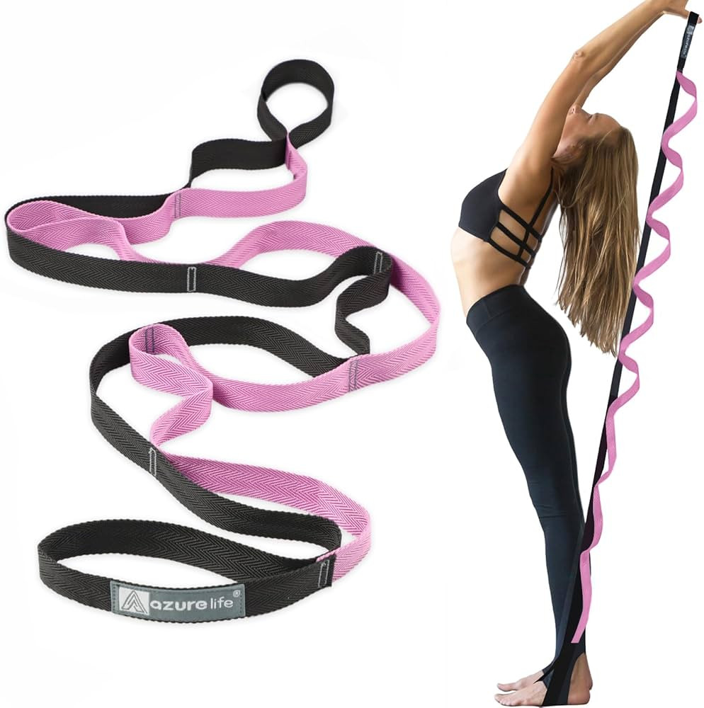 Premium Durable Stretch Straps with Loops, Stretching Strap for Physical Therapy, Multi-Loop Yoga... | Amazon (US)