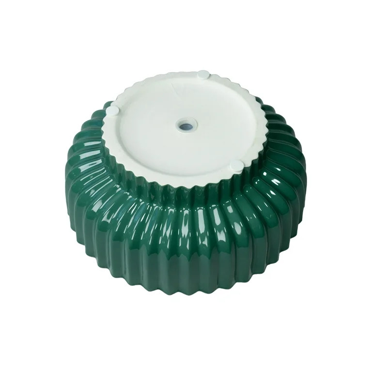 Better Homes & Gardens Pottery 12" Fischer Round Ceramic Planter, Green | Walmart (US)