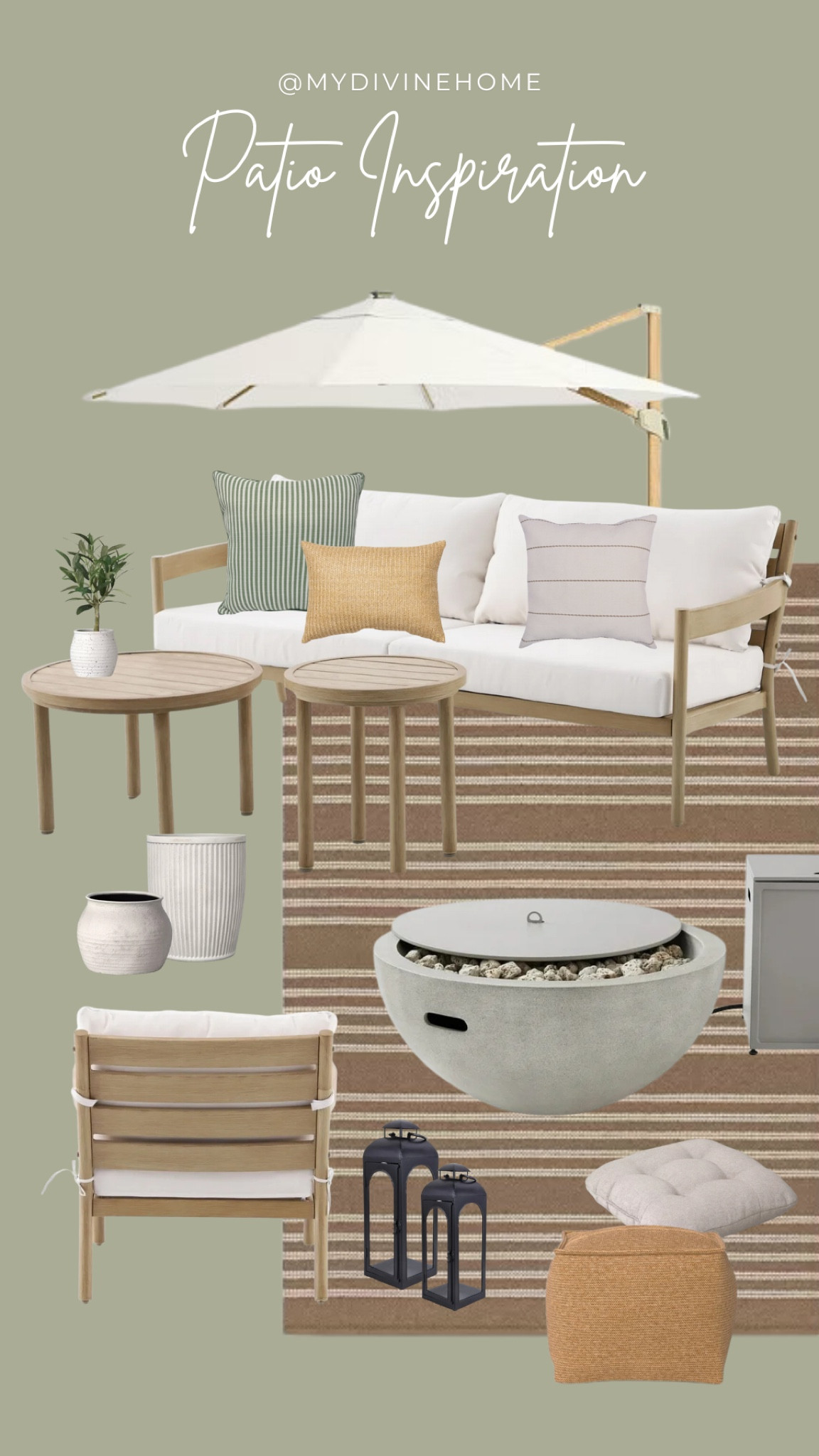 New patio favorites! This furniture set is from Walmart! It looks like wood but it’s made of aluminum. Durable and affordable Pottery Barn look for less!

Outdoor furniture, patio furniture, outdoor design, backyard design, home decor, home design, outdoor rugs, outdoor chairs, outdoor sofa

#LTKHome #LTKSeasonal