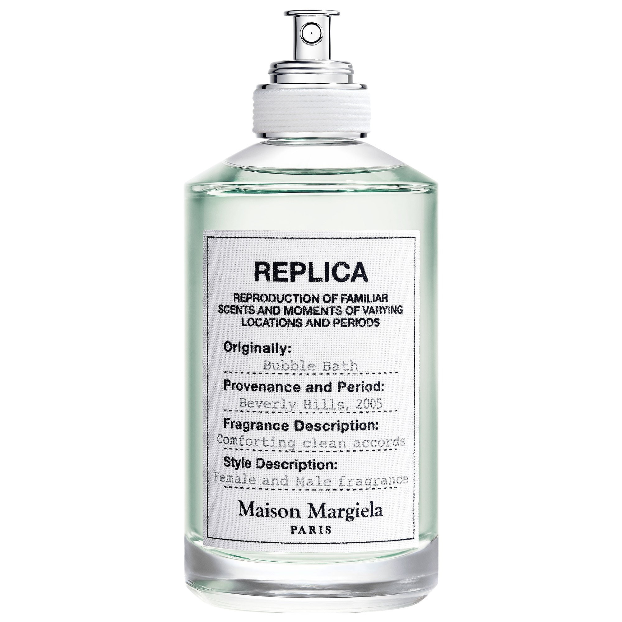 Maison Margiela REPLICA' Bubble Bath Eau de Toilette with Soap Bubble, Rose, White Musk, and Coconut Milk 3.4 oz / 100 mL | Sephora (US)