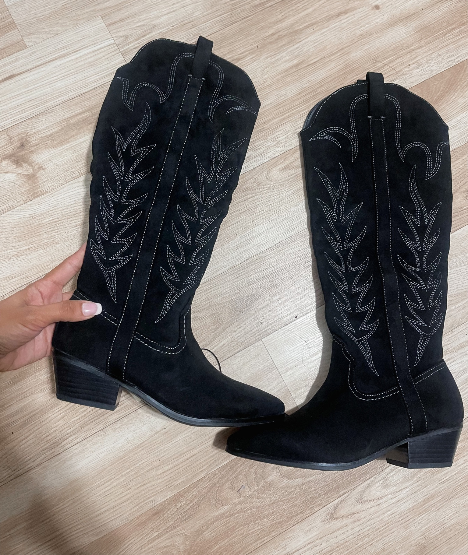 YA’LL need to run to target to get these Super sexy black cowgirl boots for all your summer concert needs! 🤠🖤
I’ve had the brown ones for years and love them! So happy they came out with black this year 

#LTKshoecrush #LTKSeasonal #LTKstyletip