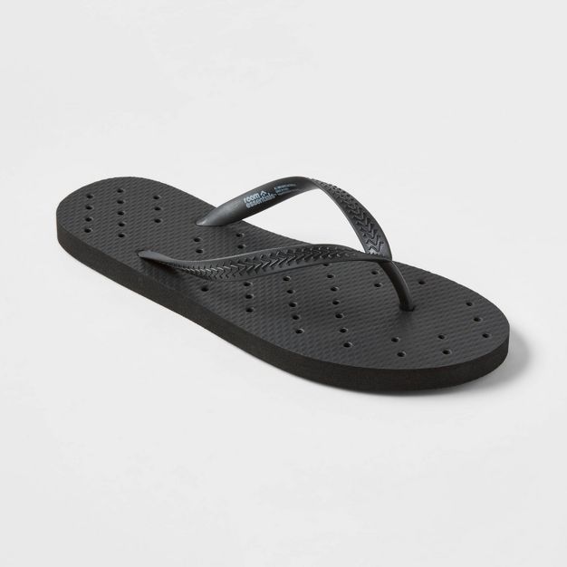 Shower Flip Flop Black - Room Essentials™ | Target