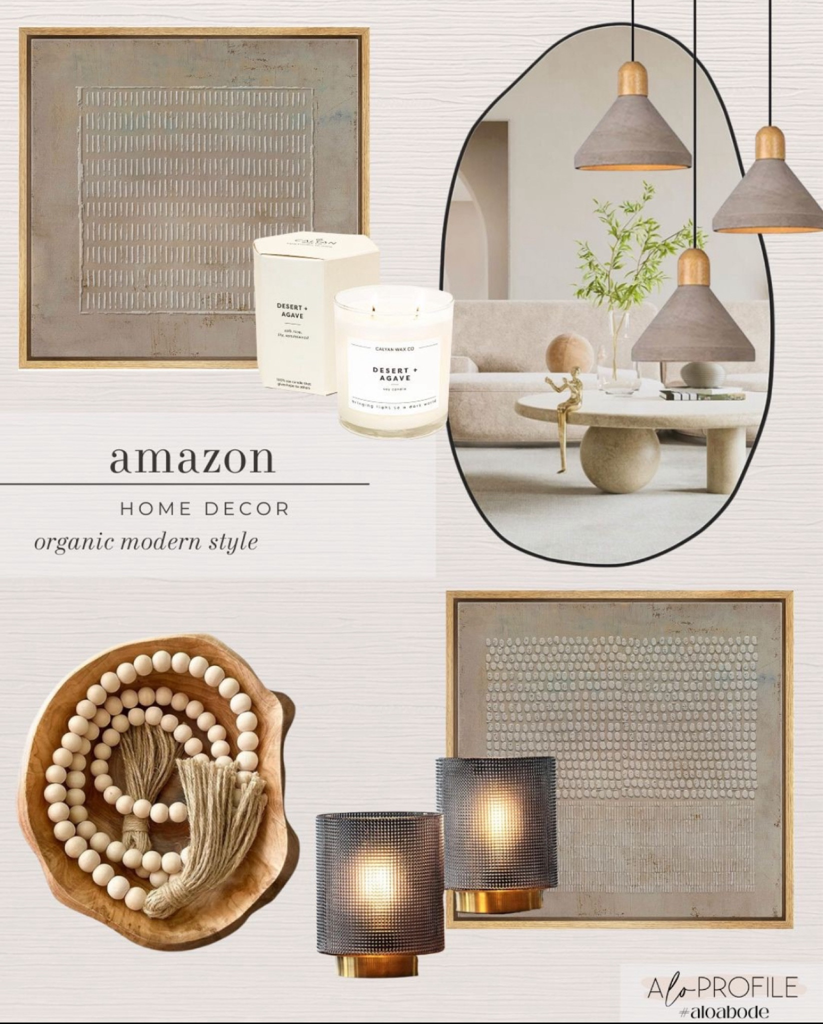 Comment SHOP below to receive a DM with the link to shop this post on my LTK ⬇ https://liketk.it/4DrtD

Amazon Home Decor / modern decor, textured art, modular mirror, small pendant lighing, wood bowl, organic wooden bowl, simple candle, minimal decor, tea lights, amazon decor, neutral amazon decor, modern amazon, affordable home decor, modern pendant lighting, organic home decor

#LTKHome #LTKStyleTip