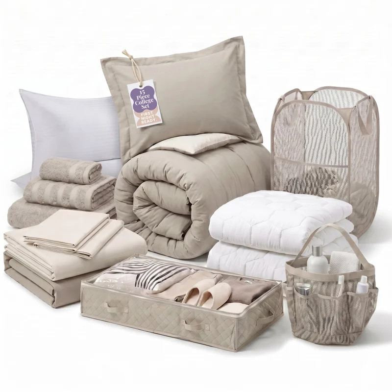 Back to College Kit, Twin xl Bed in a Bag With College Essentials | Wayfair North America