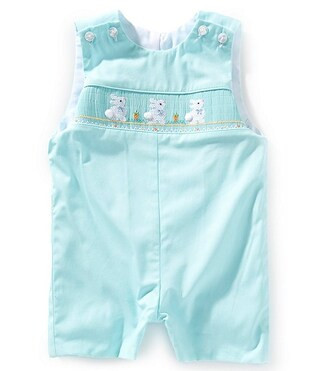 Edgehill Collection Baby Boys 3-24 Months Smocked Easter Bunny Jon Jon Romper | Dillard's | Dillard's