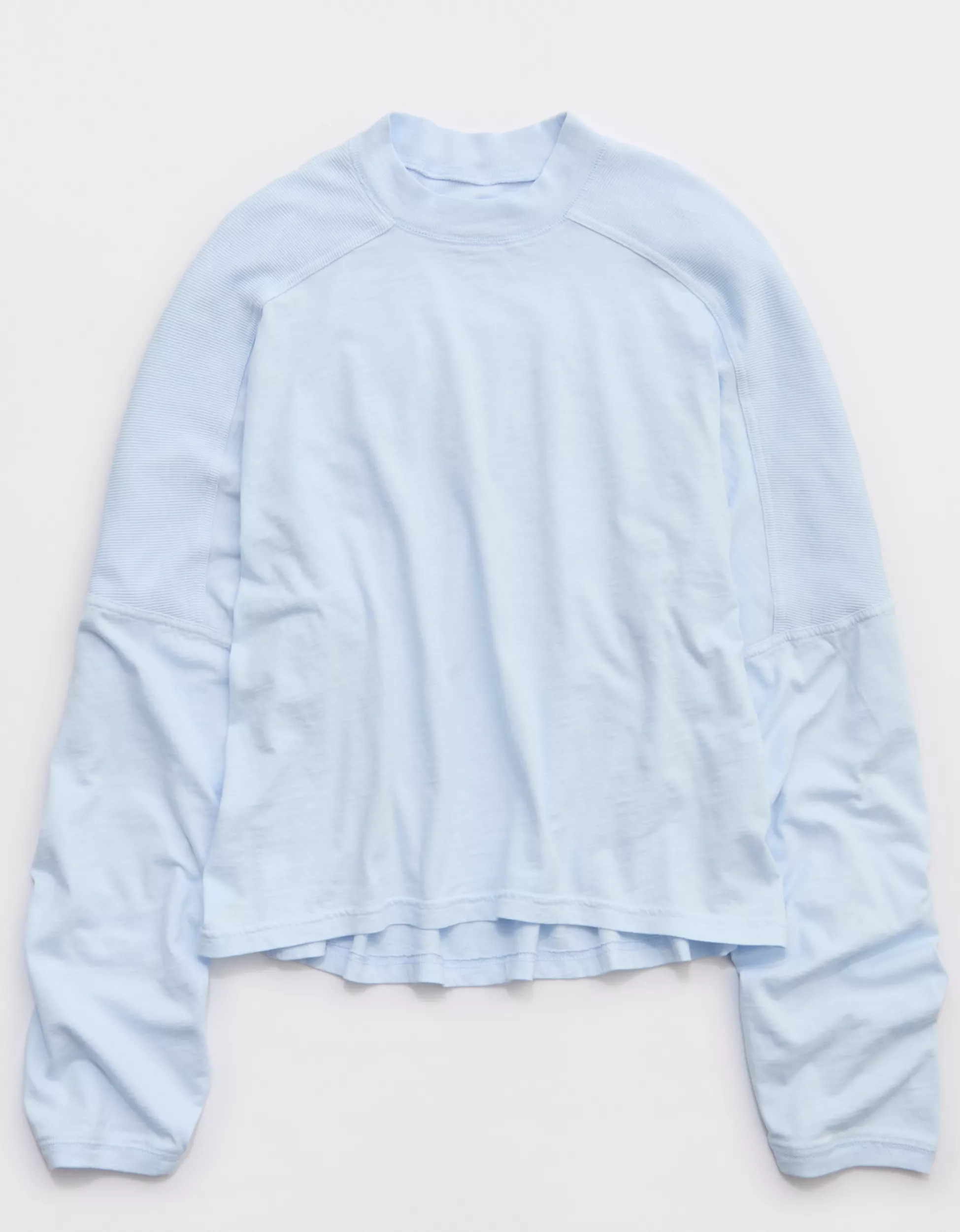 Aerie Cozy Mock-Neck T-Shirt | American Eagle Outfitters (US & CA)