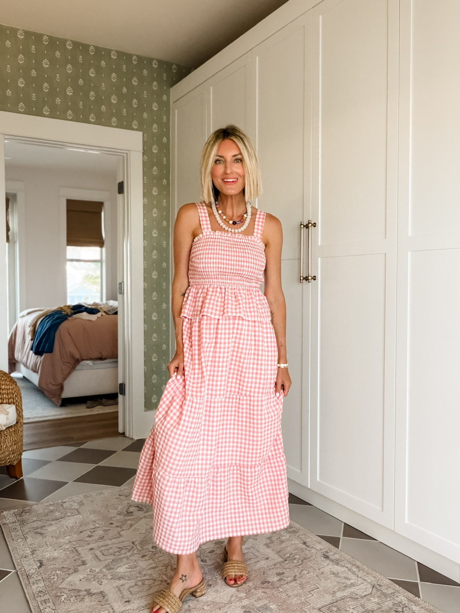 This pink gingham maxi skirt set! 😍 I’m in love with the way this fits and the peplum detail. So perfect for vacation or a day out! Also so easy to mix and match with other pieces! Wearing S

Loverly grey, Amazon fashion finds, affordable spring clothes women, gingham outfit, brunch outfit

#LTKootd #LTKSeasonal #LTKTravel