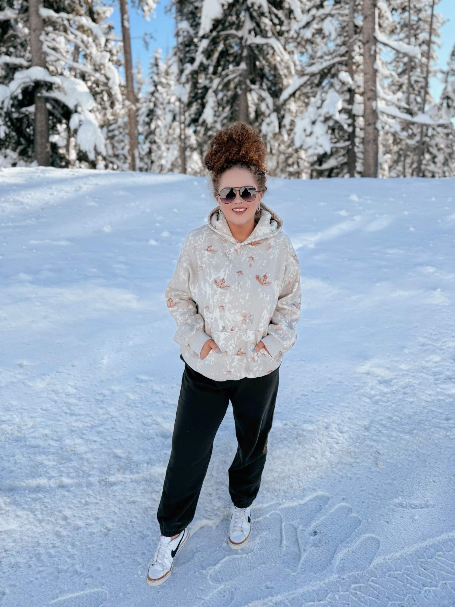 Snowy days, comfy layers, and an easy throw on look I keep reaching for ❄️🤎 Linked here for anyone living in cozy basics lately ✨ camo hoodie amazon | amazon camo sweatshirt | amazon hoodie women | casual winter outfit | snow day outfit | cozy winter look | brown joggers amazon | amazon joggers women | comfy loungewear outfit | winter athleisure | everyday casual outfit | amazon aviator sunglasses | women’s nike court legacy | nike court legacy women | casual sneaker outfit | winter casual style | amazon fashion finds | cold weather outfit | comfy cute outfit | casual winter basics | casual outfit inspo | casual winter looks 

#LTKgrwm #LTKSaleAlert #LTKootd