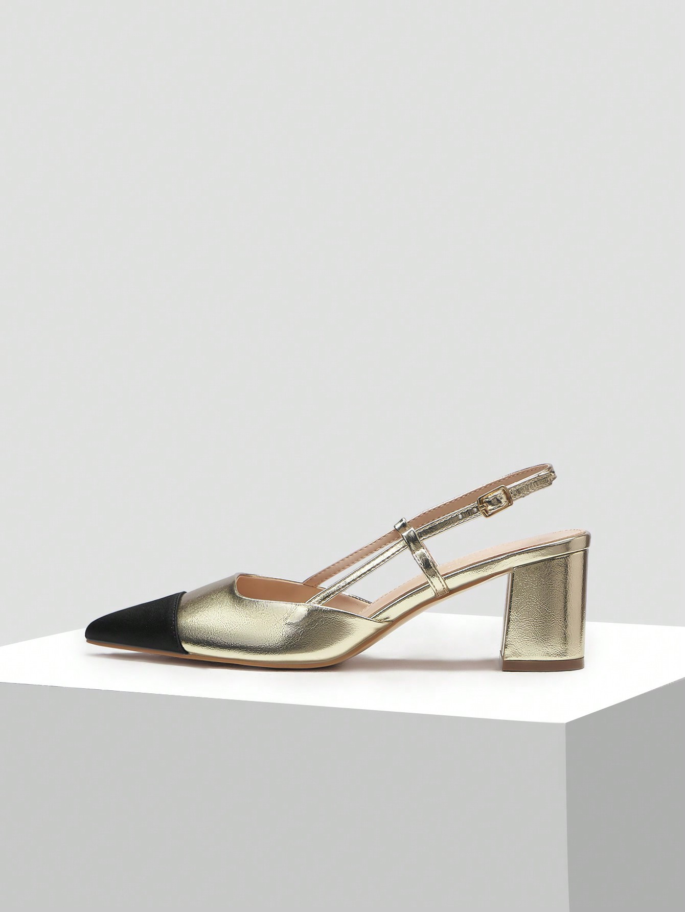 MOTF PREMIUM Tacones de mujeres con retazo tacón alto | SHEIN