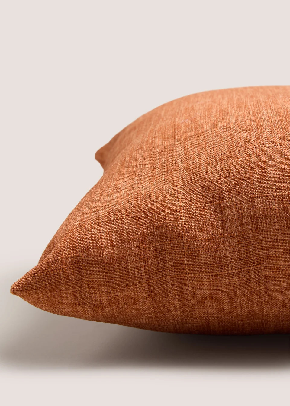 Orange Linen Look Cushion | Matalan (UK)
