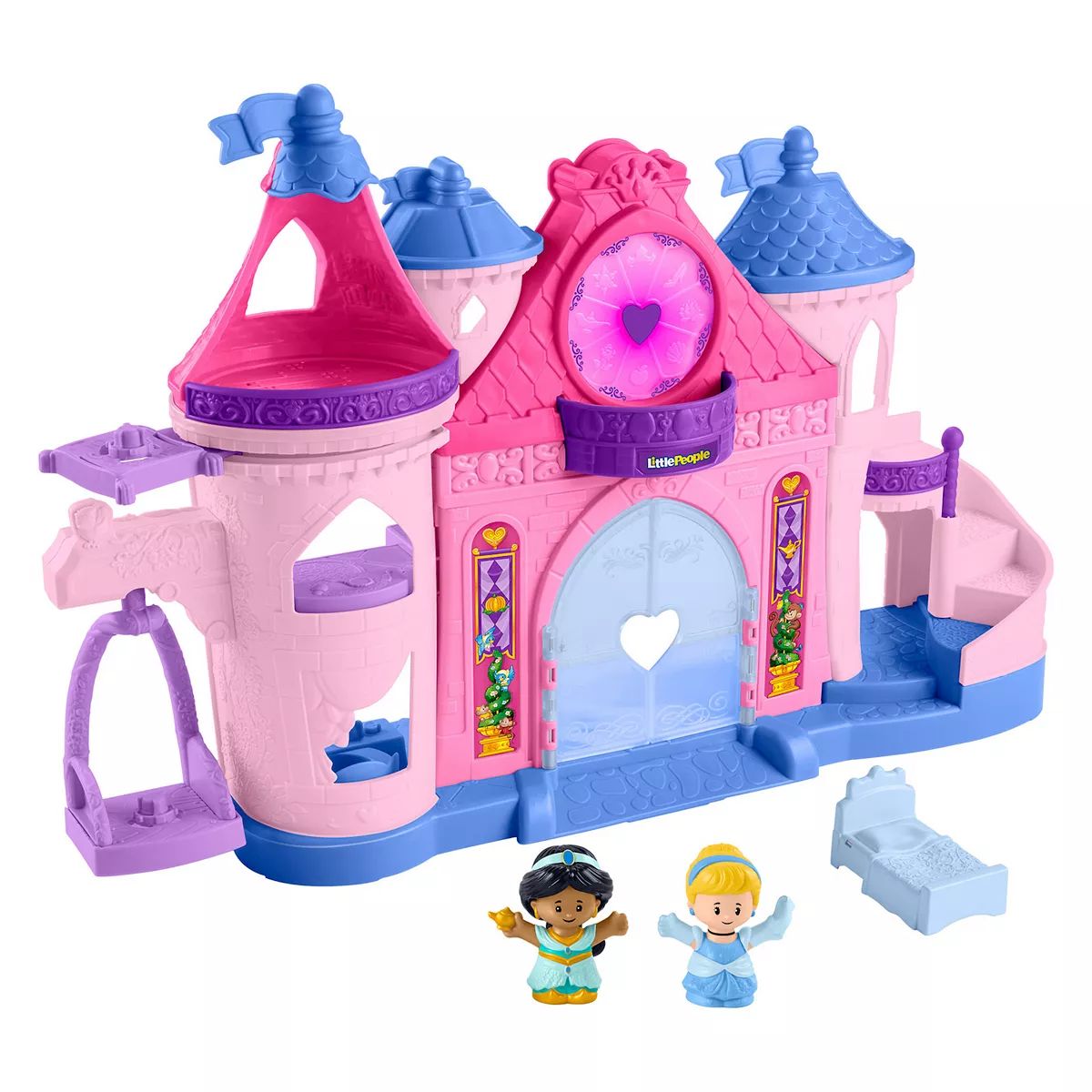 Disney Princess Magical Lights & Dancing Castle Play 4-piece Set by Fisher-Price Little People | Kohl's