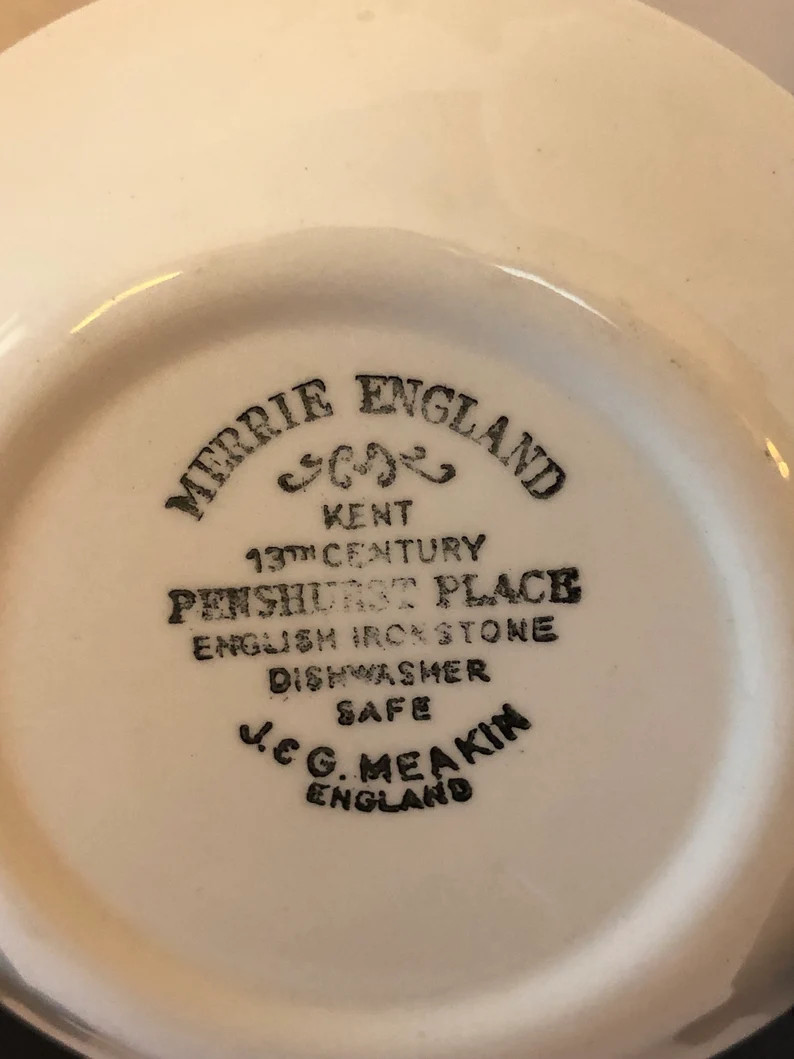 Vintage Ironstone J&G Meakin Trinket plate. | Etsy (Global)