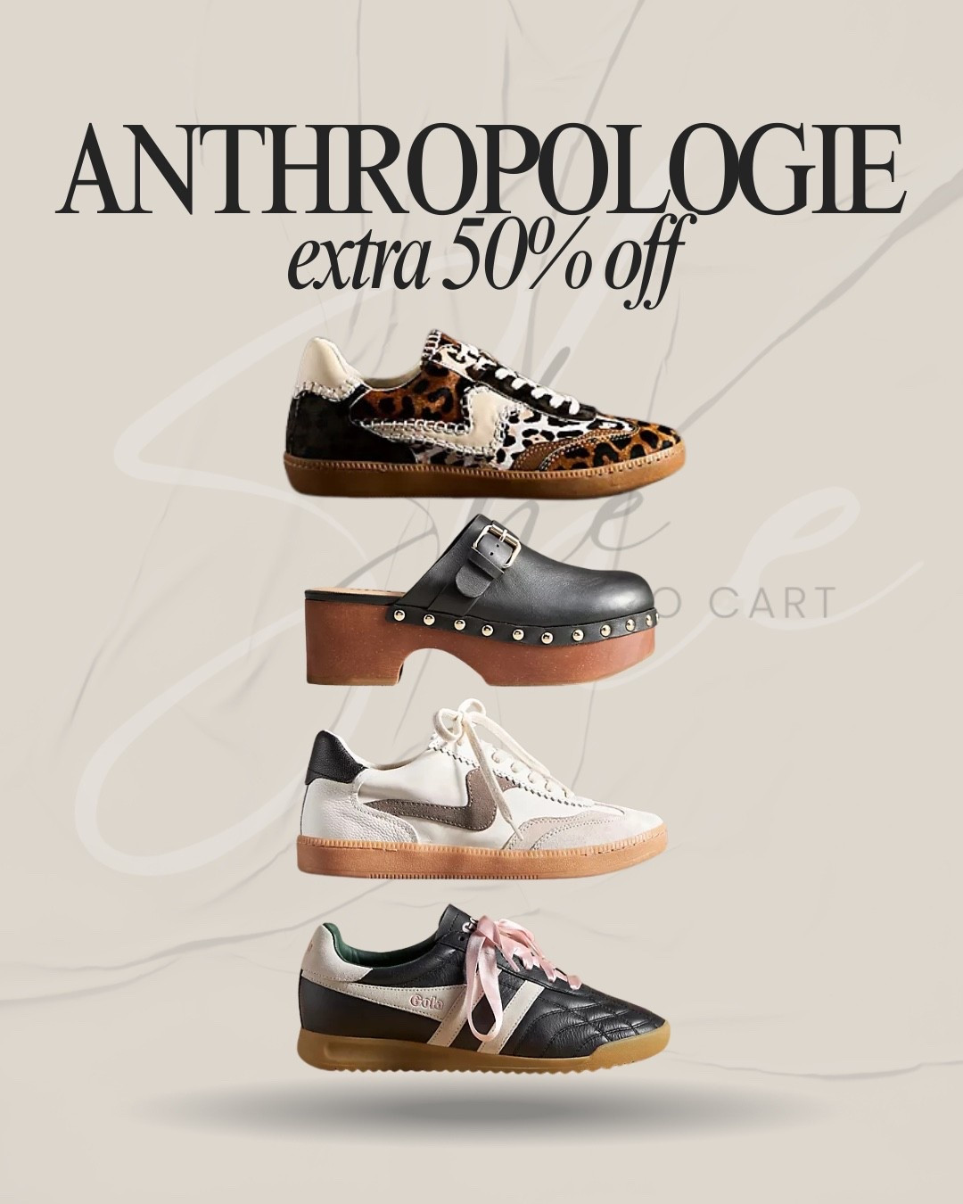 Extra 50% off shoes at Anthropologie 

#LTKShoeCrush #LTKFindsUnder50 #LTKSaleAlert